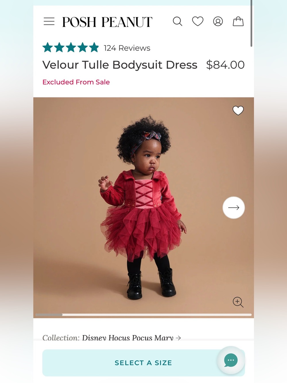 Posh Peanut Disney Hocus Pocus Mary Costume
